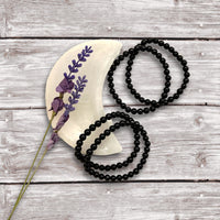 Armband: Black Agate